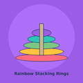 Rainbow Stacking Rings