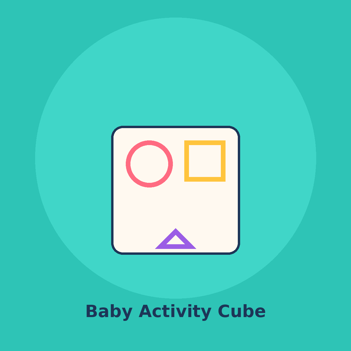 Soft Baby Activity Cube