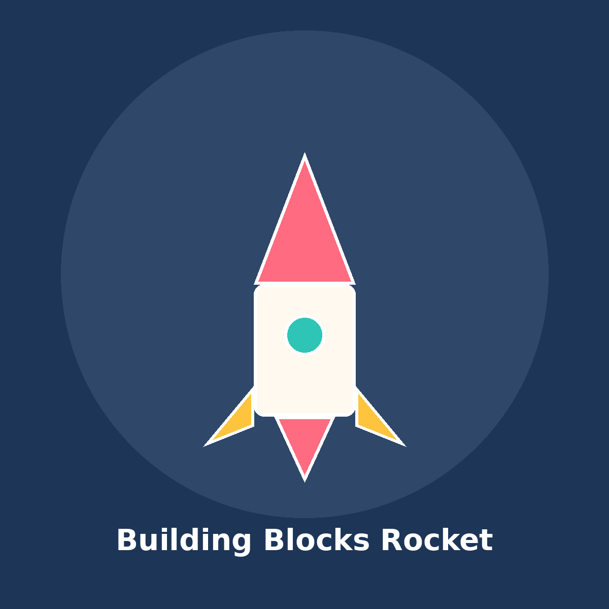 Building Blocks Rocket Set